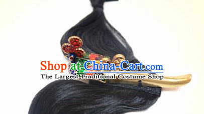 Korean Traditional Wedding Bride Crystal Phoenix Hairband Asian Korea Hanbok Hair Accessories for Women