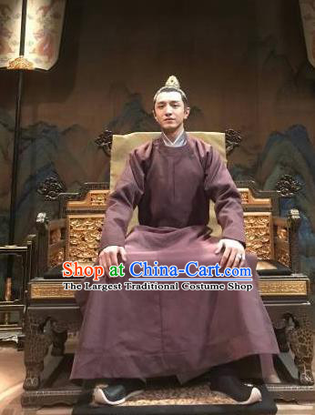 Traditional Chinese Ancient Prince of Qi Clothing Drama Royal Nirvana Song Dynasty Xiao Dingtang Costumes for Men