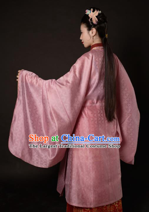 Chinese Ancient Contessa Embroidered Dress Traditional Ming Dynasty Palace Dowager Costumes for Women