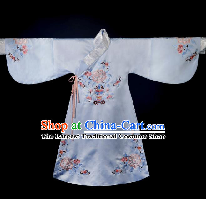 Chinese Ancient Imperial Consort Embroidered Blouse and Skirt Traditional Ming Dynasty Royal Countess Costumes for Women