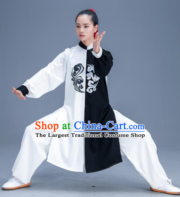 Chinese Traditional Kung Fu Tai Chi Training Garment Outfits Martial Arts Stage Show Costumes for Women