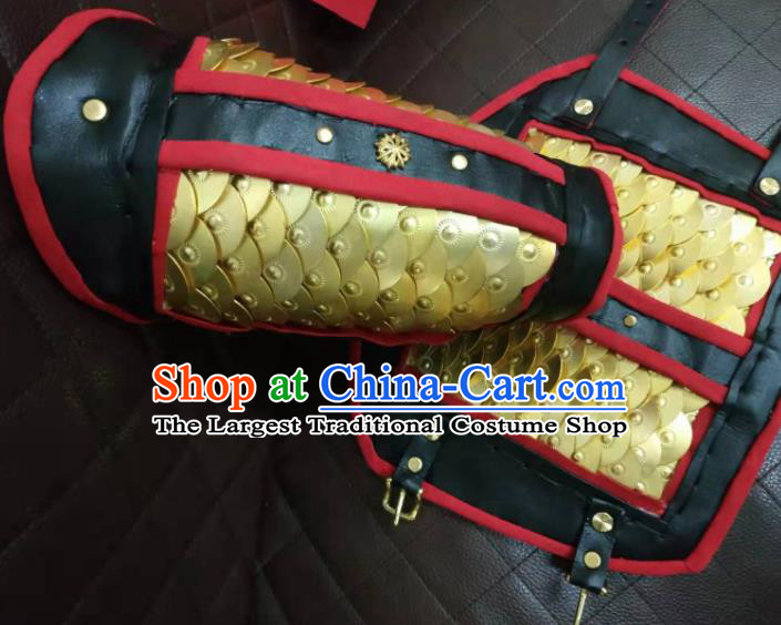 Chinese Traditional Ming Dynasty Wrist Armor Ancient Swordsman Armband for Men