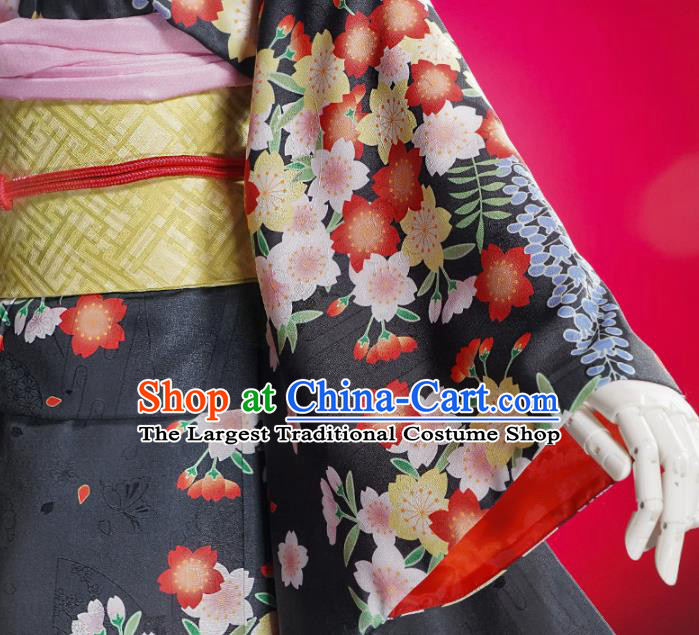 Japanese Traditional Cosplay Geisha Kimono Dress Japan Costumes for Women