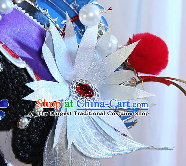 Chinese Traditional Cosplay Queen Phoenix Coronet Ancient Empress Hat for Women