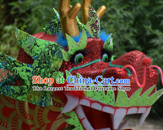 Chinese Traditional Folk Dance Dragon Land Boat Lantern Festival Performance Prop