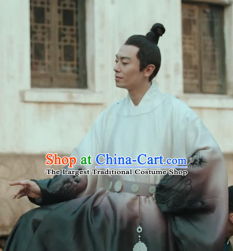 Chinese Ancient Drama Ming Dynasty Crown Prince Zhu Zhanji Replica Costumes for Men