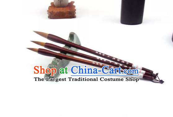 Traditional Chinese Calligraphy Bamboo Brush Handmade The Four Treasures of Study Writing Brush Pen