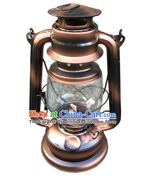 Chinese Traditional Kerosene Lamp Desk Lanterns Handmade Barn Lantern