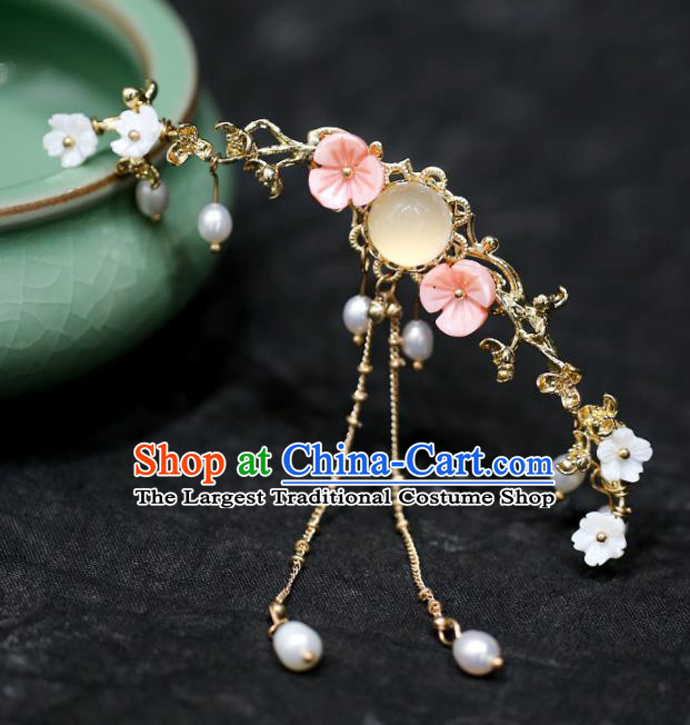 Chinese Traditional Hanfu Tassel Hairpins Ancient Hair Accessories for Women