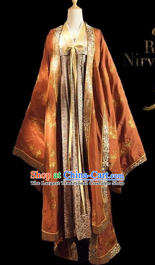 Chinese Ancient Court Princess Costume Historical Drama Royal Nirvana Song Dynasty Infanta Hanfu Dress for Women