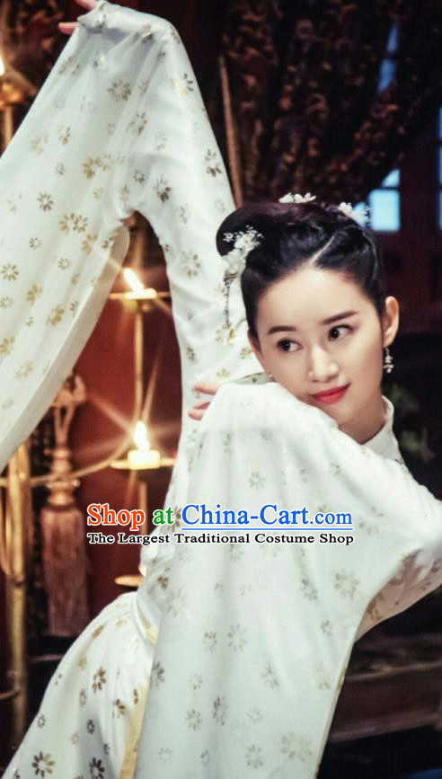 Chinese Historical Drama A Step Into The Past Ancient State of Qin Princess Qin Qing Costume and Headpiece for Women