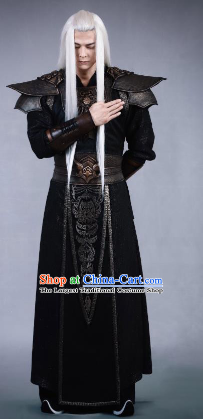 Swords of Legends Chinese Ancient Flamen Tong Clothing Historical Drama Costume and Headwear for Men