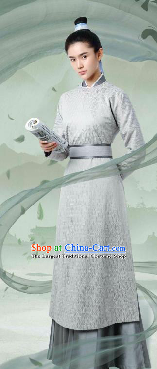 Chinese Ancient Medical Official Garment Costumes and Hair Accessories Drama I am A Pet At Dali Temple Female Swordsman Chang Hen Dress
