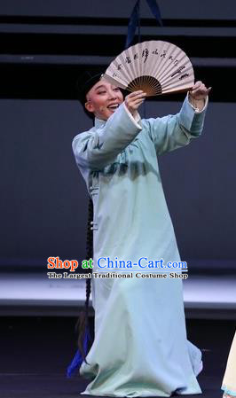 Chinese Yue Opera Ling Long Nv Young Male Costumes and Headwear Shaoxing Opera Scholar Garment Xiaosheng Apparels