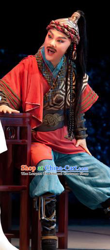 Bady from the Sea Chinese Yue Opera Young Male Apparels Costumes and Headwear Shaoxing Opera Sailor Garment
