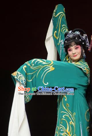 Chinese Kun Opera Queen the Dream of Xiang Fei Nv Ying Dress Apparels Costumes and Headpieces Kunqu Opera Hua Tan Garment