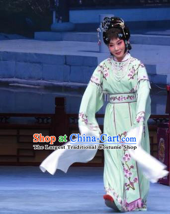 Chinese Ping Opera Actress Hua Tan Apparels Costumes and Headpieces Xue Yu Bing Shuang Traditional Pingju Opera Diva Qin Xuemei Dress Garment
