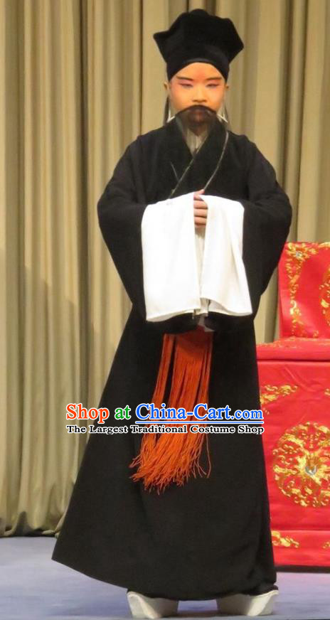 Geng Niang Chinese Ping Opera Old Man Costumes and Headwear Pingju