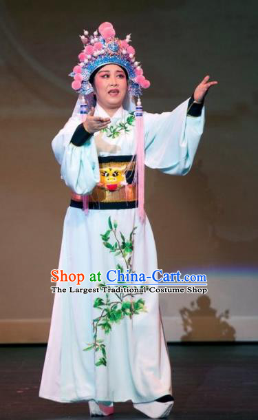 Chinese Yue Opera Xiaosheng Ji Su Apparels Costumes and Headwear From Love to Patriotism Deliver the Messenger Shaoxing Opera Takefu Young Male Garment