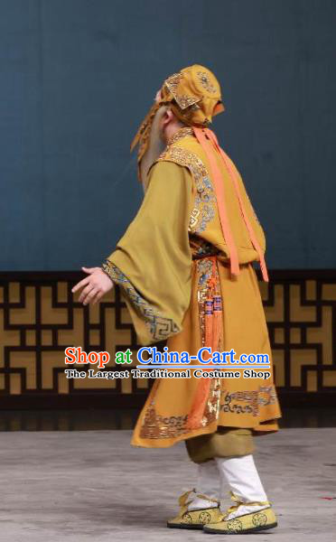 The Eight Immortals Crossing the Sea Chinese Peking Opera Apparels Costumes and Headpieces Beijing Opera Taoist Priest Zhang Guolao Garment Clothing