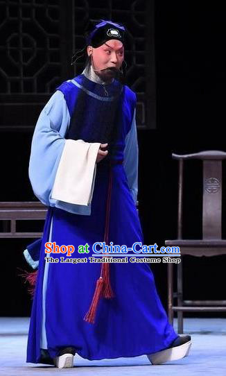 Xiang Lian Case Chinese Peking Opera Laosheng Apparels Costumes and Headpieces Beijing Opera Old Man Garment Elderly Male Chen Shimei Clothing