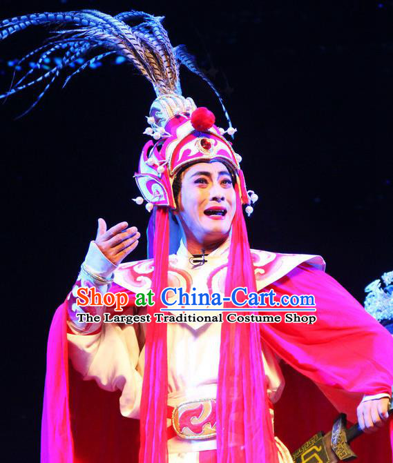 Cao Cao Chinese Peking Opera Prince Cao Zhi Apparels Costumes and Headpieces Beijing Opera Martial Male Garment General Clothing
