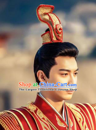 Traditional Chinese Handmade Hair Crown Ancient Tang Dynasty Prince Hair Accessories Headwear for Men