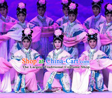Chinese Beijing Opera Xiaodan Apparels Costumes and Headpieces Traditional Peking Opera Ma Zu Goddess Dress Garment