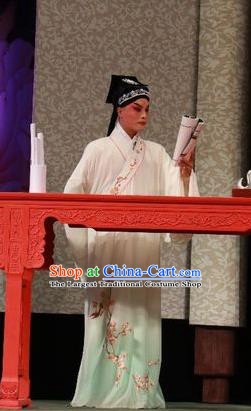Hua Tian Wai Zhuan Chinese Shanxi Opera Scholar Bian Ji Apparels Costumes and Headpieces Traditional Jin Opera Xiaosheng Garment Niche Clothing