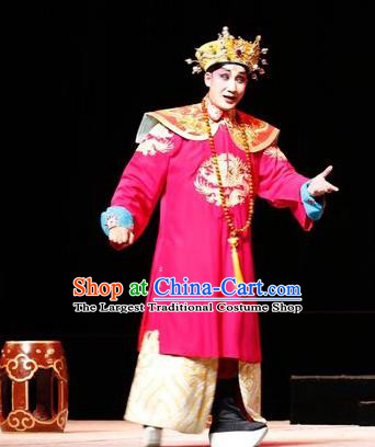 Prince Rui and Concubine Zhuang Snake Chinese Guangdong Opera Lord Apparels Costumes and Headpieces Traditional Cantonese Opera Emperor Garment Abahai Clothing