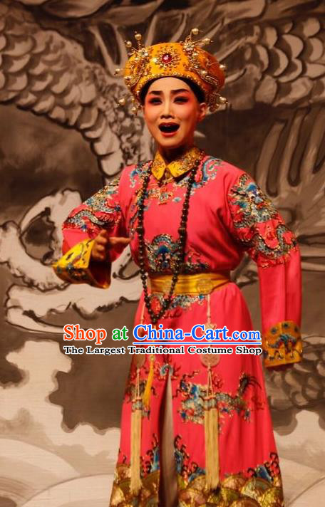 Prince Rui and Concubine Zhuang Chinese Guangdong Opera Emperor Shunzhi Apparels Costumes and Headpieces Traditional Cantonese Opera Garment Qing Dynasty Monarch Clothing