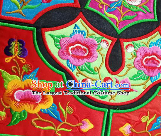 Chinese Traditional Embroidered Flowers Patch Decoration Embroidery Applique Craft Embroidered Accessories