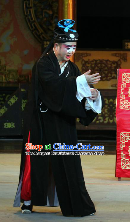 En Chou Ji Chinese Sichuan Opera Childe Apparels Costumes and Headpieces Peking Opera Highlights Bully Garment Young Man Deng Bingru Clothing