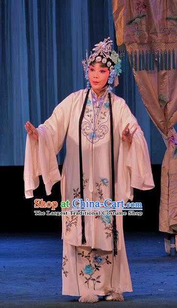 Chinese Sichuan Opera Highlights Garment Diva Qian Yulian Costumes and Headdress The Romance of Hairpin Traditional Peking Opera Young Female Dress Actress Apparels