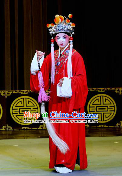 Chinese Sichuan Opera Eunuch Guo Huai Apparels Costumes and Headpieces Peking Opera Highlights Clown Garment Court Servant Clothing