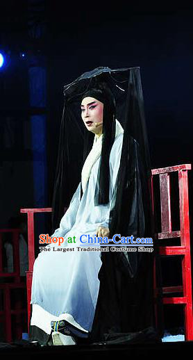 Meng Jiangnv Chinese Bangzi Opera Distress Male Wan Qiliang Apparels Costumes and Headpieces Traditional Hebei Clapper Opera Young Male Garment Clothing