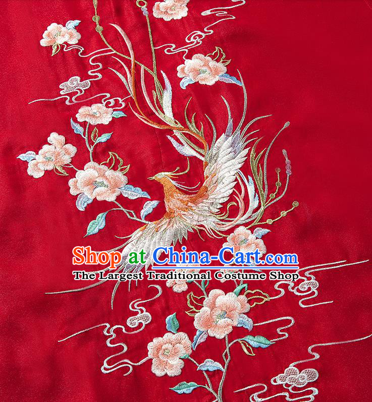 Chinese Ancient Wedding Embroidered Red Hanfu Dress Apparels Traditional Tang Dynasty Court Princess Historical Costumes Complete Set for Women