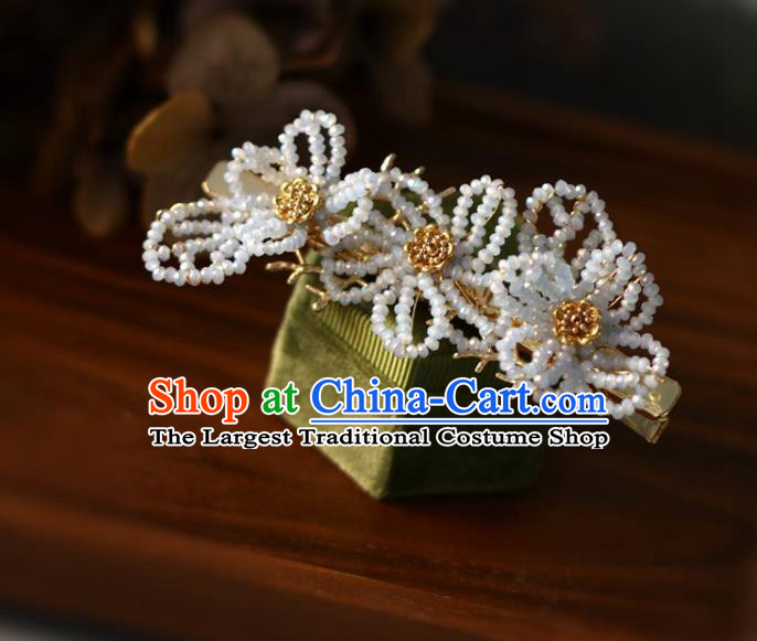 Handmade Retro Wedding Beads Hair Claw Top Grade Hair Accessories Hair Stick Hair Pin for Women