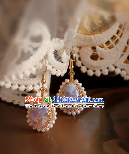 Princess Handmade Pearls Earrings Fashion Jewelry Accessories Classical Eardrop for Women