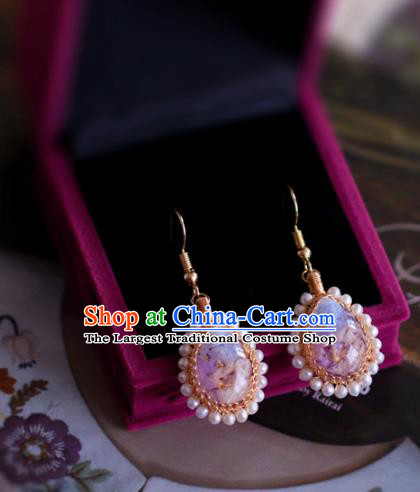 Princess Handmade Pearls Earrings Fashion Jewelry Accessories Classical Eardrop for Women