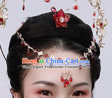Handmade Chinese Classical Hair Clasp Traditional Hair Accessories Ancient Hanfu Eyebrows Pendant for Women