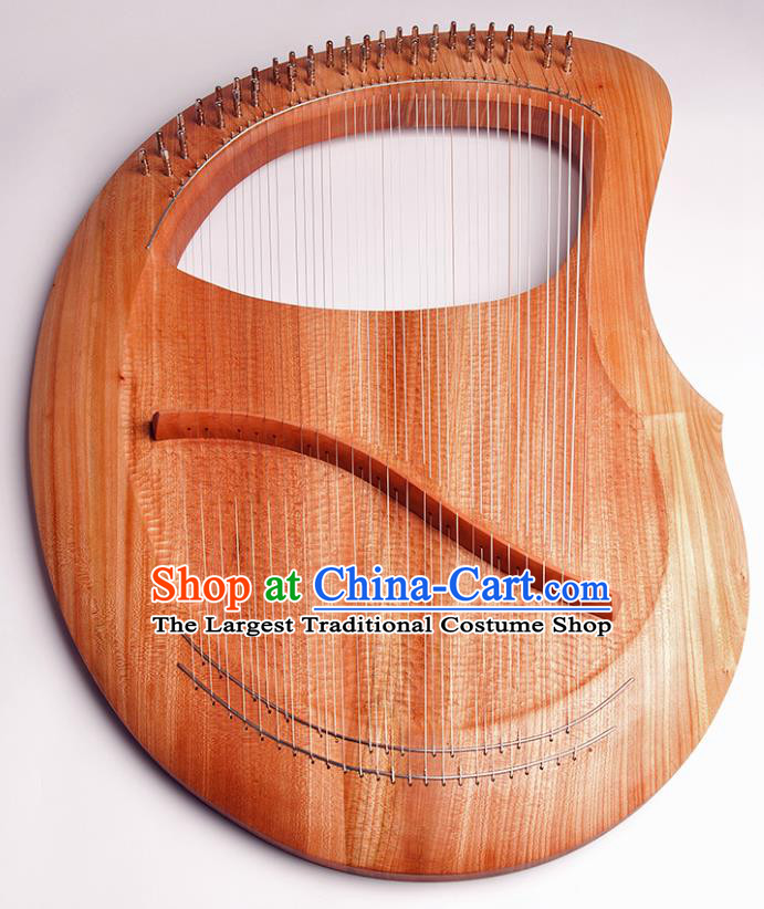 Greek Traditional Musical Instruments Greece Religious  Strings Harp String Instrument Elm Wood Lyre Harp