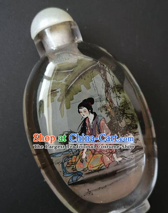 Chinese Snuff Bottle Traditional Handmade Painting Palace Lady Snuff Bottles