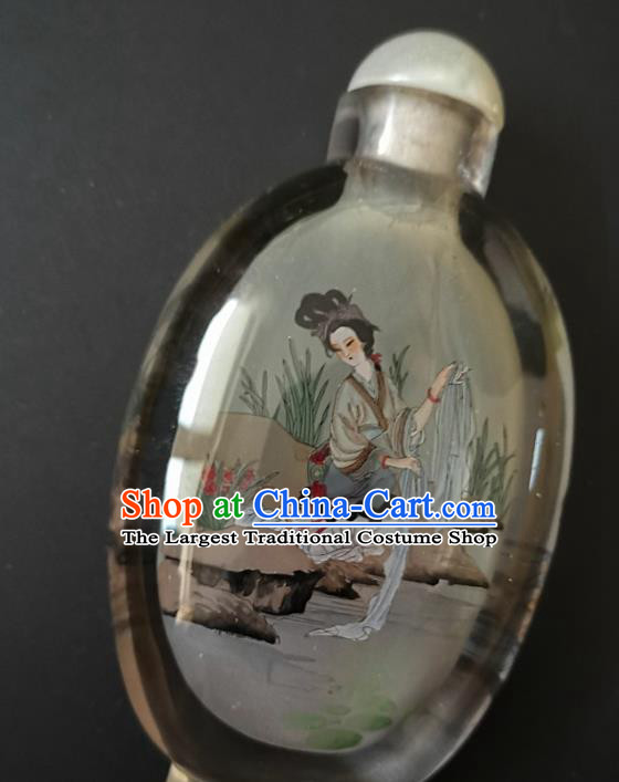 Chinese Snuff Bottle Traditional Handmade Painting Palace Lady Snuff Bottles