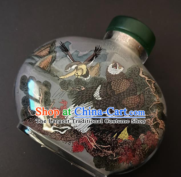 Chinese Snuff Bottle Traditional Handmade Painting Eagle Snuff Bottles