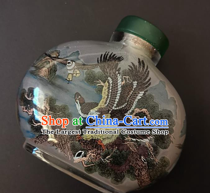 Chinese Snuff Bottle Traditional Handmade Painting Eagle Snuff Bottles