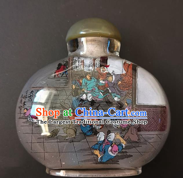 Chinese Snuff Bottle Traditional Handmade Painting Havoc in Heaven Snuff Bottles