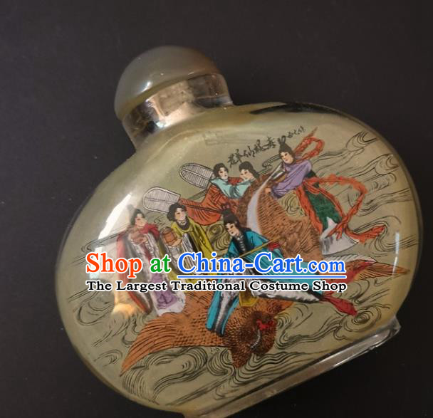 Chinese Snuff Bottle Traditional Handmade Painting Goddess Fairy Snuff Bottles