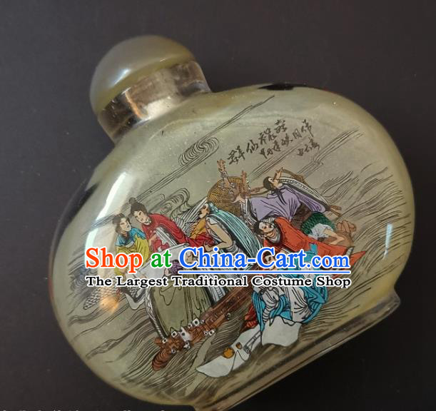 Chinese Snuff Bottle Traditional Handmade Painting Goddess Fairy Snuff Bottles