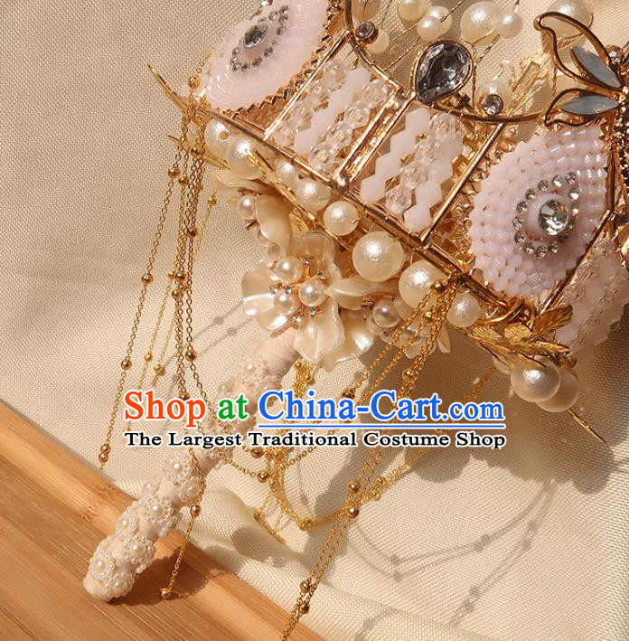 Top Grade Baroque Queen Beads Royal Crown Sceptre Wedding Bridal Bouquet Handmade Bride Opal Dragonfly Cane